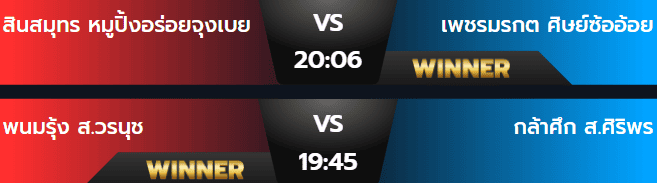 ผลมวยจันทร์ 11 พฤศจิกายน 2567